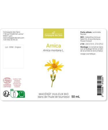 Arnica - Organic Oily Macerate - Glass Bottle - 100mL - Buy Online on GoSupps.com