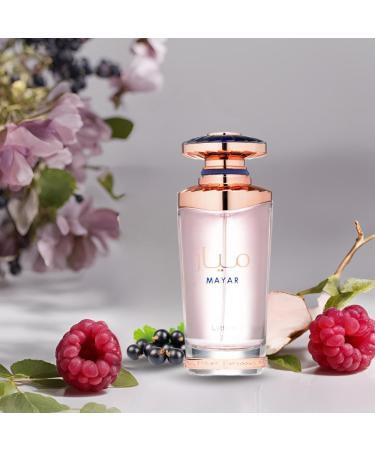 Lattafa Perfumes Mayar for Women Eau de Parfum Spray 3.4 Ounces / 100 ml 3.4 Fl Oz (Pack of 1) Floral Fruity - Buy Online on GoSupps.com