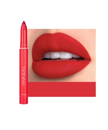ZITIANY New Matte Crayon Lipstick with Free Sharpener Mattes Velvet Lipstick Pencil Long Lasting Non Fading Lip Liner Lipstick Gift For Women #06 Camine 1PC