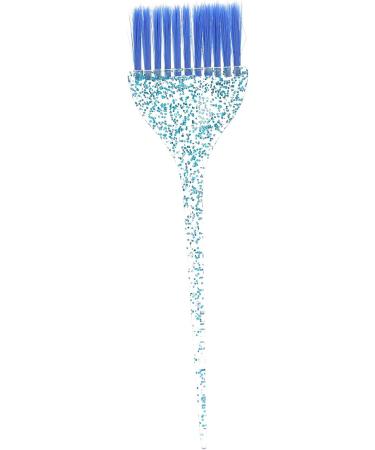 Glitter Handle Hair Dye Brush Hair Coloring Tool with Long Handle Material Pearly Lustre Handle for Beauty Salon and Hair Salon (Blue) - Buy Online on GoSupps.com