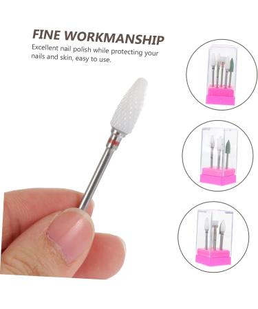 POPETPOP 7Pcs grinding head metal buffer nail bits for drill Manicure Drill Bit pedicure drill bits Nail File Bit nail file drill bits cuticle drill bit nail polish handheld Miss Silica gel - Buy Online on GoSupps.com