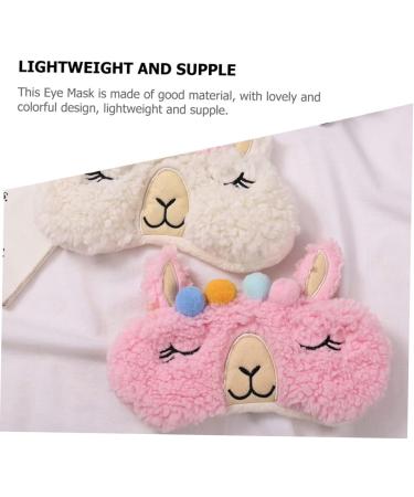 FOMIYES 10 Pcs Sherpa Fleece Eye Masks for Kids & Adults - Plush Travel Sleep Masks & Blindfolds - Perfect for Airplane Rides & Sleepovers - Buy Online on GoSupps.com