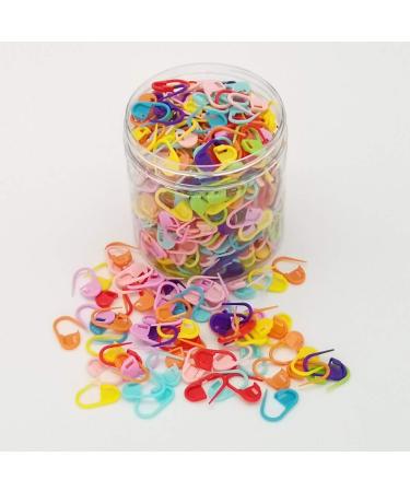 Otylzto Sewing Clips 100 Pcs with Plastic Box Premium Quilting Clips for Supplies Crafting Tools Assorted Colors Plastic Clips for Crafts Plastic