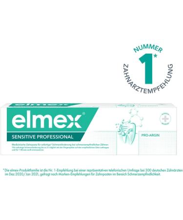 Buy Elmex Sensitive Professional Toothpaste 4 x 75 ml | Best for Sensitive Teeth | International Shipping - Buy Online on GoSupps.com