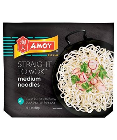 Straight to Wok Amoy Pack of 4 Straight Wok Noodles 150g