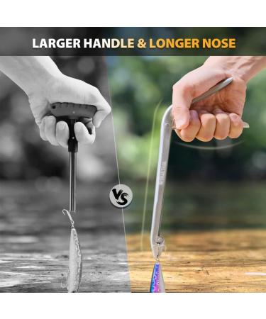 SNAIL TRAIL Fish Hook Remover & Odor Absorber Tool - 11.5-Inch Fishing Lure Extractor, Hook Grabber, Bait Retriever - Trout Unhook Pliers, Catfish Mouth Release - Odor Removal for Fillet Knife - Perfect Gifts for Men - Buy Online on GoSupps.com