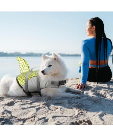 Buy Emust Dog Swimming Vest - Ripstop Protection Suit with Rescue Handle for Small to Large Dogs - Safety Swimming Gear in Olive Green X-Large Size - Buy Online on GoSupps.com