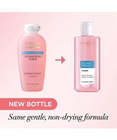 L'Oreal Alcohol-Free Hydrafresh Toner - Refreshing Hydration for All Skin Types - International Shipping Available - Buy Online on GoSupps.com