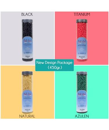 Buy More For You Film Hand Wax Beans Pet Azulene (Green) 450gr - Effective Hot Wax for Hair Removal | Sir Agda Depilatory Wax - International Shipping Available - Buy Online on GoSupps.com