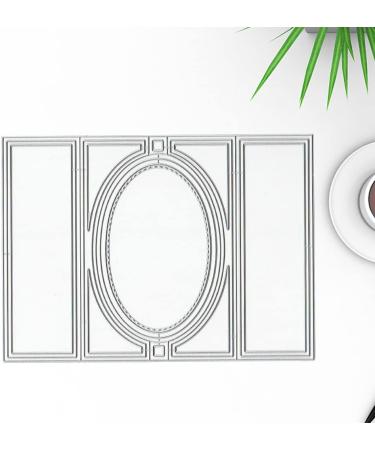 Estivaux 3D Card Shape Die Cuts - Oval & Rectangular Gift Pop-Up Cutting Dies Set for Scrapbooking and DIY Crafts - Buy Online on GoSupps.com