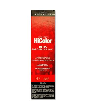 L'Oreal Excellence HiColor Sizzling Copper H7 Sizzling Copper - Buy Online on GoSupps.com