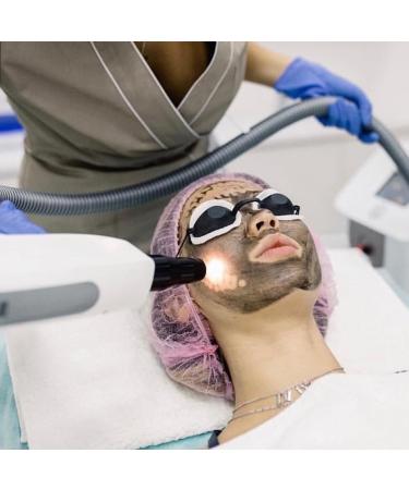 JOCXZI sunbed goggles sunbed eye protection tanning goggles tanning goggles sun bed goggles for women Suitable for beauty salons summer sunbathing (4 pieces in black) - Buy Online on GoSupps.com