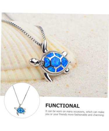 Toyvian Blue Necklace Ocean Decor The Choker Neck Chain Women Necklace Pendant Animal Miss Grace - Buy Online on GoSupps.com