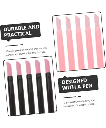 minkissy 2 Sets Nail Quartz Pen Manicure Nail Finger File Glass Nail Grinding File Nail File Cuticle Remover Nail Boards Nail Buffering File Manicure Files Pp Frosted Crystal - Buy Online on GoSupps.com