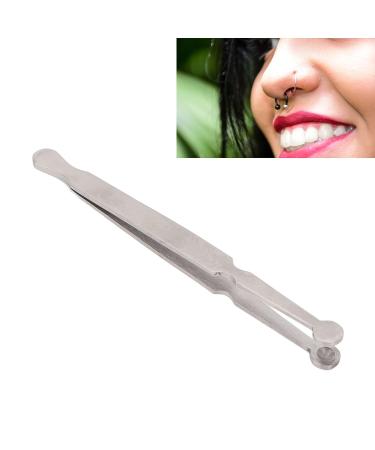 Stainless Steel Pearl Ball Tweezers - 117mm Holder for Piercing & Food Quality Gear | Perfect for 3-5mm Ornaments - Buy Online on GoSupps.com