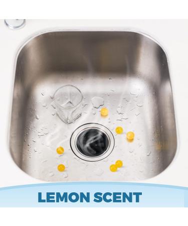 60PC Kitchen Deodorant Drops | Lemon Scent Garbage Disposal Cleaner & Sink Deodorizer | Effective Drain Cleaning Solution - Buy Online on GoSupps.com