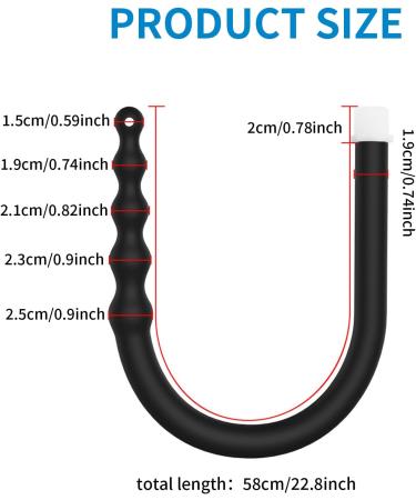 Shower Enema Douche Nozzles - 4 Holes Silicone Attachments for Comfortable Use | Reusable Enema Hose with On/Off Valve - Buy Online on GoSupps.com