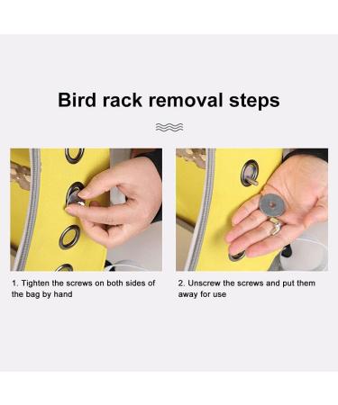ARTOCT Lightweight Bird Carrier Transparent Outdoor Pet Parrot Travel Backpack Breathable Parrot Bird Carrier Bag Space Capsule Suitable for Parrot Pets and Bird Habitat Light Blue - Buy Online on GoSupps.com