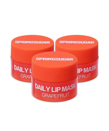 SPRINGSUGAR 3 Count Lip Sleeping Mask Lip Exfoliator & Moisturizer Vitamin E Lip Balm Lip Care Maintaining moist dry lips all day long Lip Mask Set