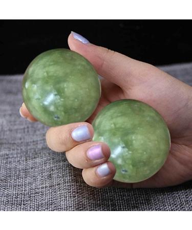 Jade Massage Balls - Hand Health & Stress Relief Set | 2pcs Baoding Balls for Exercise & Therapy - Buy Online on GoSupps.com
