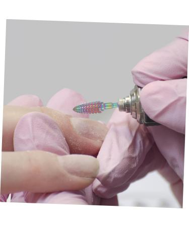 MERRYHAPY Manicure Tools Safety Bits for Nail Drill Nails Drill Bits Nail Bit Nail Art Polishing Tools Manicure Art Drill Bits Cuticle Pusher Drill Bits for Nails Tungsten Steel 5.4x1.2cm Colorful - Buy Online on GoSupps.com