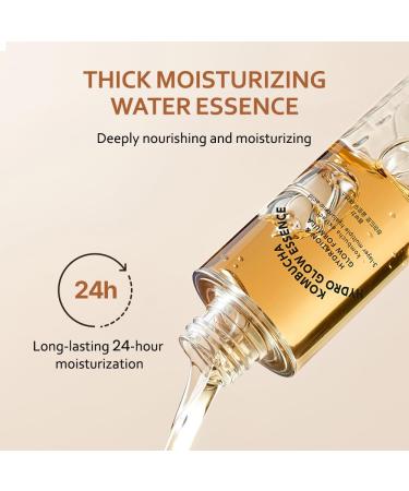 T Else Kombucha Hydro Glow Essence 5.07 fl.oz - Radiant Korean Skincare with Triple Hyaluronic Acid for Dewy Healthy Skin | All Skin Types - Buy Online on GoSupps.com