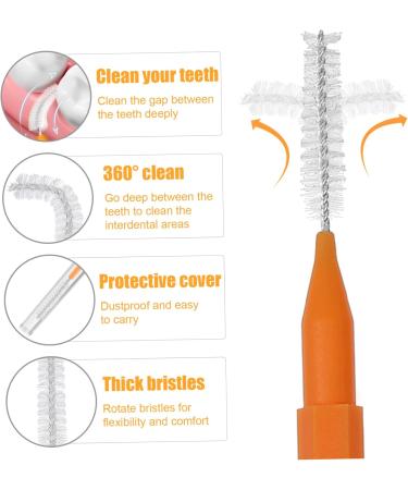 Magiclulu 100 Interdental Brushes - Eyebrow Lamination & Dental Care Picks for Healthy Teeth and Gums - Buy Online on GoSupps.com