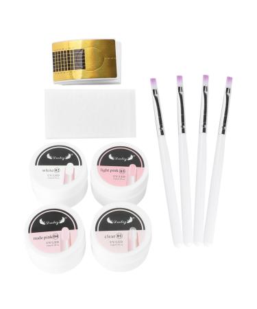 FOMIYES 1 Set Manicure Extension Set Nails Gel Kit De Manicura Nail Gel Manicure Brush Manicure Accessory Professional Nail Silk Nail Art Supply Manicure Tool Combination Major Abs 59x35cm Assorted Color