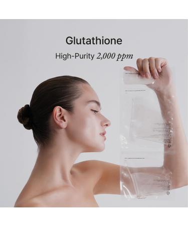 House of B Glow Glutathione 2-Step Face & Neck All-in-One Film, Dual-Care Set for Wrinkle Reduction & Skin Tone Enhancement, Shine Your Light with 3 Counts Korean Mask - Buy Online on GoSupps.com