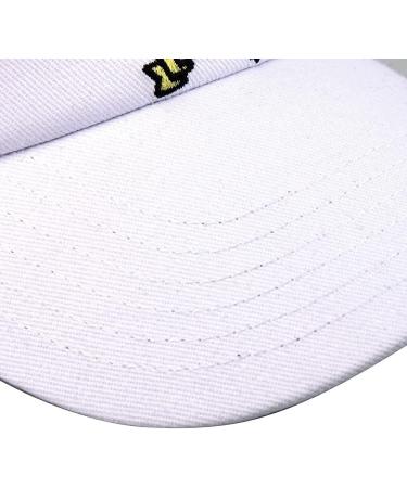 LICHOU Men's White Sport Hat | Adjustable Velcro Football Trainer Cap | Summer Outdoor Accessories - Buy Online on GoSupps.com