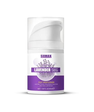 Lavender Moisturizing Foot Lotion, Foot Care Moisturizer for Dry Cracked Heels, Treating Dry Cracked Feet, Softens & Moisturizes Cracked Dry Heels & Cracked Heels