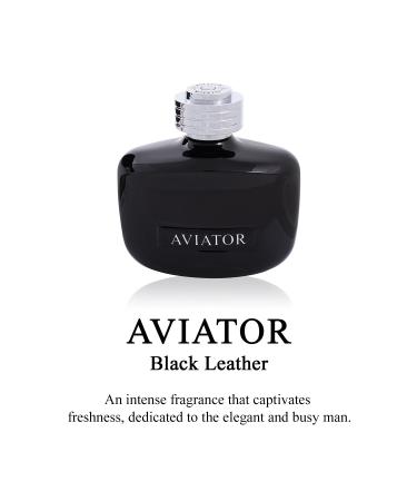 Aviator Black Leather 80% 3.3Fl.OZ EDT For Men - Buy Online on GoSupps.com