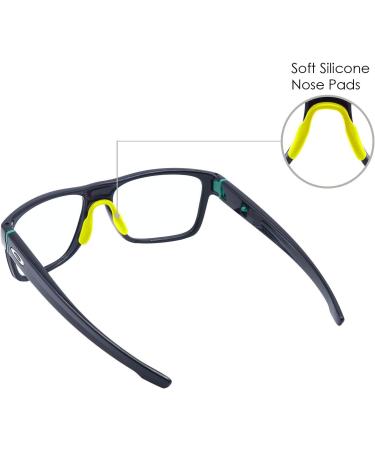 Blazerbuck Replacement Nose Cushion for Oakley Crossrange OO9361 XL OO9360 Patch OO9382 | Black & Yellow Low Stance Unit - Buy Online on GoSupps.com