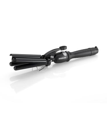 Babyliss Pro Black Porcelain Triple Barrel Waver - Creates Gorgeous Waves Instantly