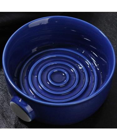 Vintage Ceramic Shaving Bowl - Ancient Shell Design for Shaving Foam & Brushes - Buy Online on GoSupps.com