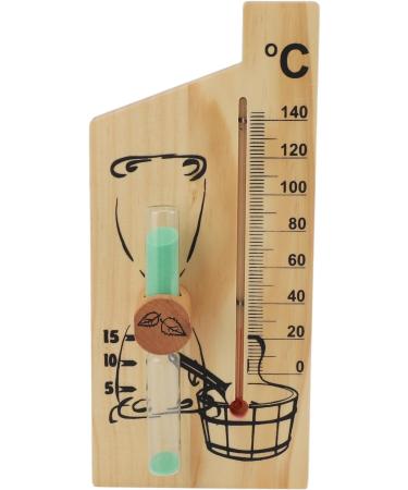 Versatile Sauna Hourglass & Thermometer | Premium Hourglass for Optimal Sauna Experience - Buy Online on GoSupps.com