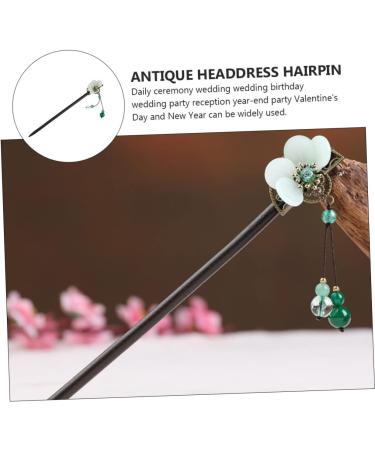 SOLUSTRE 1pc Antique Headdress Hairpin Girl Hair Accessories Hair Accessories Hair Chopsticks Retro Hair Fork Hair Jewels for Women Hair Sticks for Women Vintage Miss Wood Jiangnan - Buy Online on GoSupps.com