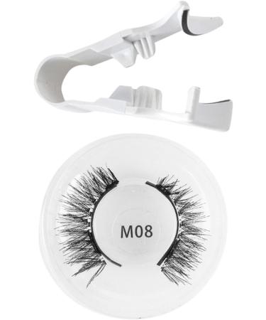 Mimoqk Reusable Magnetic Eyelashes - False Lashes Magnetic Eyelashes No Glue Natural Looking False Lashes Soft False Eye Lashes Easy-to-Apply with Precision Applicator - Buy Online on GoSupps.com