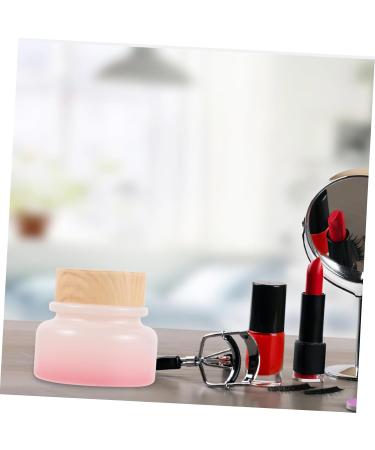 FOMIYES Cream Terrarium Lotion Container Cosmetic Containers with Lids Cosmetic Jar Sample Jars Small Jars with Lids Body Scrub Containers Makeup Container Travel Frosted Glass Plastic 6.3x6.3cm As Shown - Buy Online on GoSupps.com