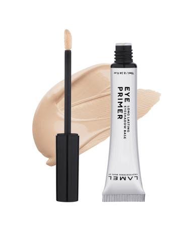 Lamel Insta Eyeshadows Base - Universal Colours - Clear Waterproof Vegan Cruelty-Free Made for Long-Lasting Wear - For Any Skin Tone and Type - 10 ml Beige