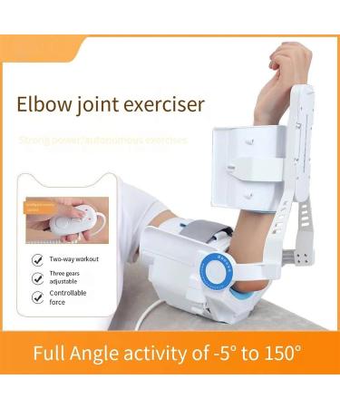 Hinged Elbow Brace Arm Exerciser - Electric Joint Rehab Device | 5 -150 Full Angle & Adjustable Speed with Remote - Ideal for International Shipping - Buy Online on GoSupps.com