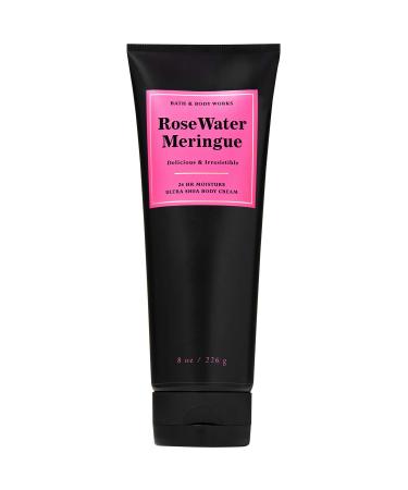 Buy Bath and Body Works ROSE WATER MERINGUE Ultra Shea Body Cream - 8 oz Limited Edition | International Shipping Available - Buy Online on GoSupps.com