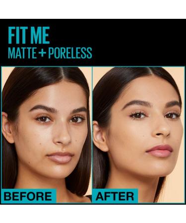 Maybelline Fit Me Matte + Poreless Liquid Foundation, Classic Beige 1 fl oz (Pack of 1) - Buy Online on GoSupps.com