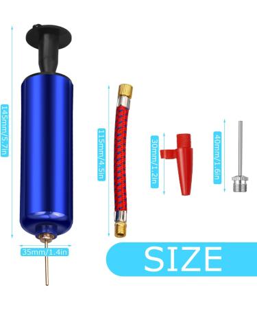 Portable Ball Pump with Needles and Nozzles for Sports Balls and Inflatables - Buy Online on GoSupps.com