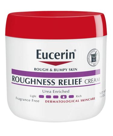 Eucerin Roughness Relief Cream Fragrance Free 16 oz (454 g)