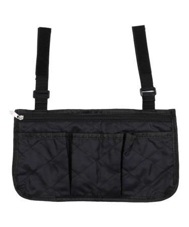 Fashionable Wheelchair Armrest Organizers Bag with Multipockets Sturdy Oxford Cloth Storage Accessory Wheelchair Armrest S