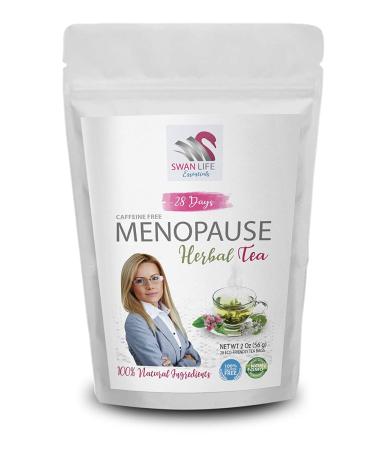 licorice root for menopause - MENOPAUSE TEA 28 days non gmo 100% all natural herbal caffeine free black cohosh gingko red clover cinnamon chip eleuthero licorice - menopause tea 1 Bag