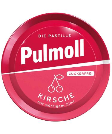 10 x Pulmoll Cherry sugar-free with menthol 50g each