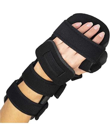 Stroke Hand Splint- Soft Resting Hand Splint for Flexion Contractures Comfortably Stretch and Rest Hands for Long Term Ease with Functional Hand Splint an American Heritage Industries Left Hand S left hand S
