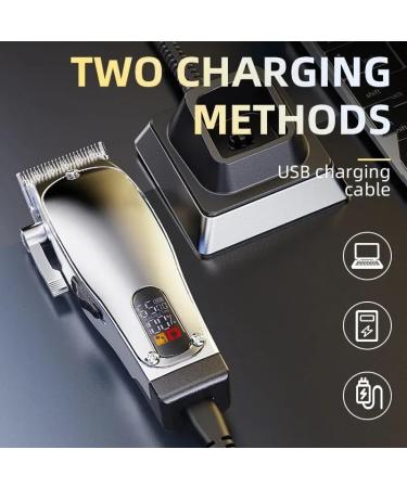 Professional Electric Hair Clippers - Rechargeable Cordless Trimmer for Barbers & Body Grooming | International Shipping Available - Buy Online on GoSupps.com